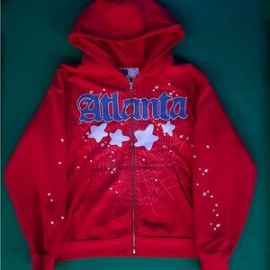 Sp5der Atlanta Zip Up Hoodie